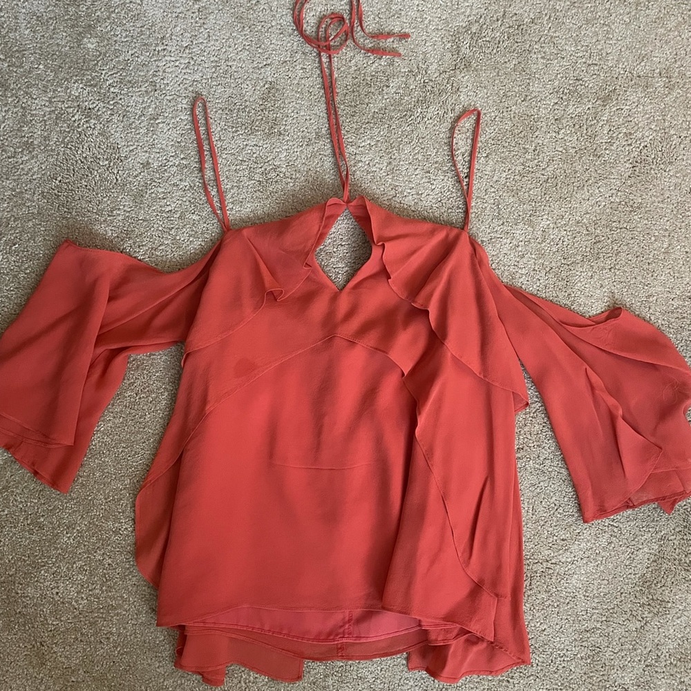 Red/Coral Intermix Top - Picture 3 of 5